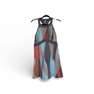 Prana Calexico Dress with built in shelf bra,sleeveless summer dress sz Small